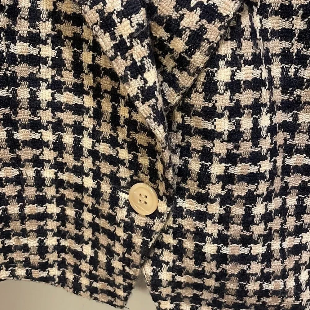 ANN Klein vintage black and white jacket - Picture 3 of 7
